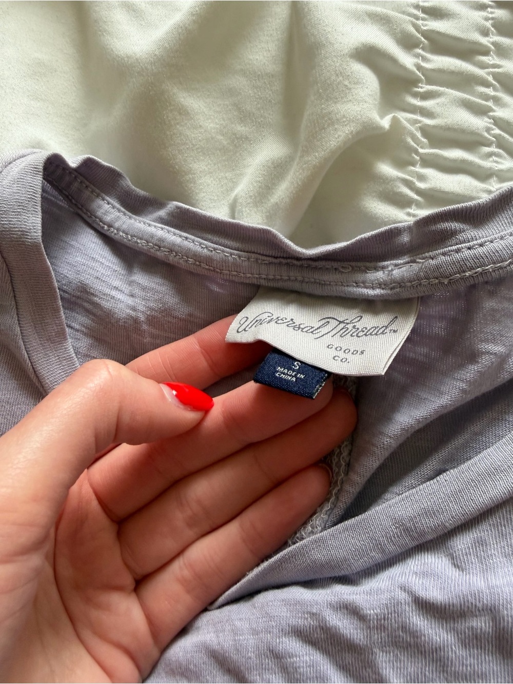 Universal Thread Lavender Ribbed Sleep Tank Top
